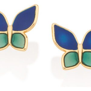 Brinco Infantil Borboleta Resina