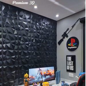 Revestimento de Parede 3D Low Poly - 2m²