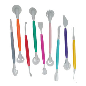 Kit Estecas Modeladoras Biscuit Confeitaria 9 Peças