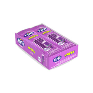 Bala De Gelatina Tubes Uva Brilho 15g C/12 - Fini