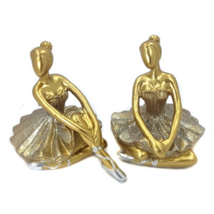 Bailarina de Resina Decorativa - Estatueta Balé