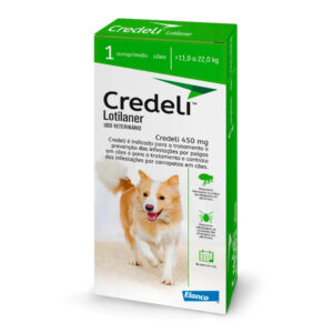 Credeli Antipulgas e Carrapatos Cães de 11 a 22kg 450mg 1 Comprimido Elanco