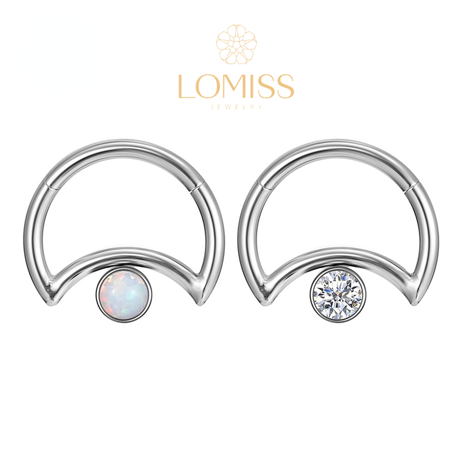 Piercing Daith Lua A?o Cir?rgico Zirc?nia 1 Piercing Daith Lua Aço Cirúrgico Zircônia