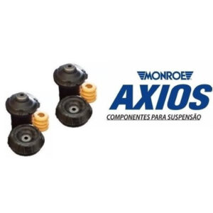 Par Kit Coxim Batente Coifa Amortecedor Dianteiro Agile - Axios