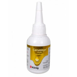 Ceruminsyn 50ml Loção para Limpeza Auricular de Cães e Gatos König
