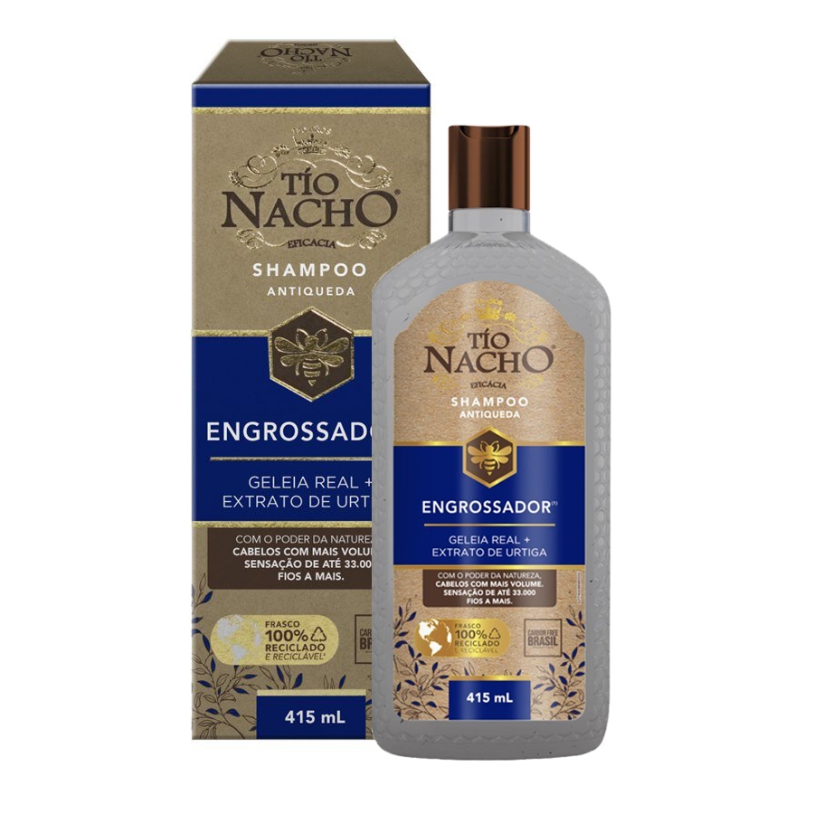 Shampoo Tio Nacho Engrossador 415ml 1 Tio Nacho Shampoo Engrossador Tamanho grande 415ml