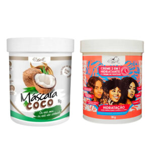 Máscara Mais Coco 1kg + Creme de Pentear Hidratação 1kg Belkit