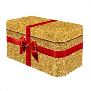 Capa de Mesa Decorativa Natal Glitter