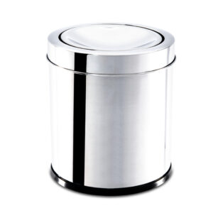 Lixeira Com Tampa Basculante Brinox Decorline 3,2 Litros Aço Inox