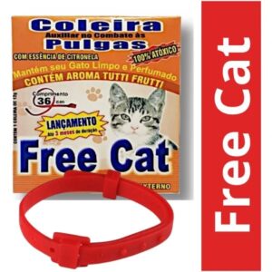 Coleira Repelente Natural para Gatos - 3 Unidades
