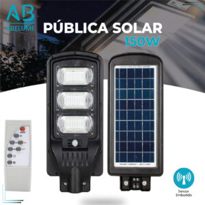 Luminária Solar 150W Pública IP65