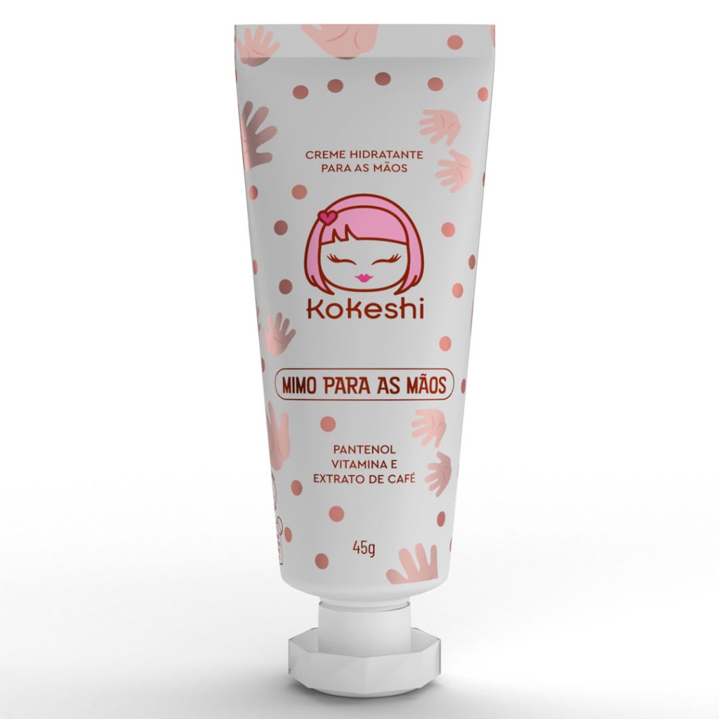 Creme Hidratante M?os Cut?culas Kokeshi 1 Creme Hidratante para as Mãos e Cutículas Kokeshi Maciez e Hidratação 45g