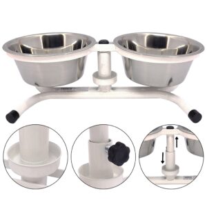 Comedouro Pet Duplo Tigela Inox 900ml - FERCAR