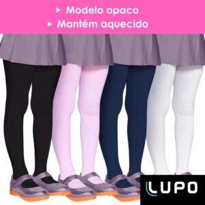 Meia Calça Infantil Lupo Lobinha Fio 80