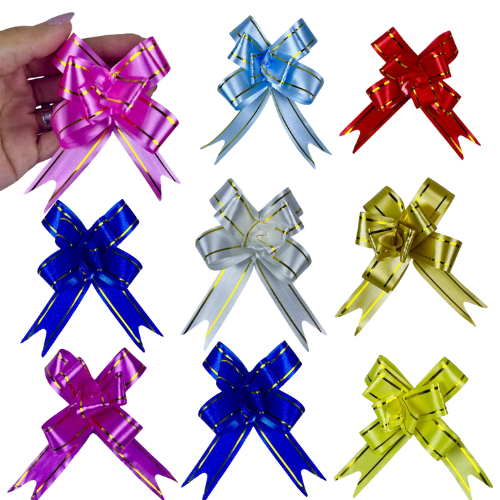 La?os M?gicos para Presente - Kit 50 Unidades 1 Kit 50~350 LAÇO MAGICO FACIL 33 cm ATACADO//