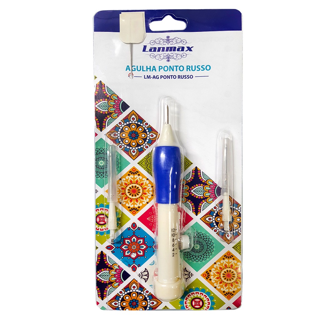 Caneta Agulha Bordado Ponto Russo Lanmax 1 Caneta Agulha Bordado Ponto Russo Lanmax