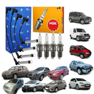 Kit Jogo Cabo + Vela Original Corsa Celta Classic Meriva Montana Spin