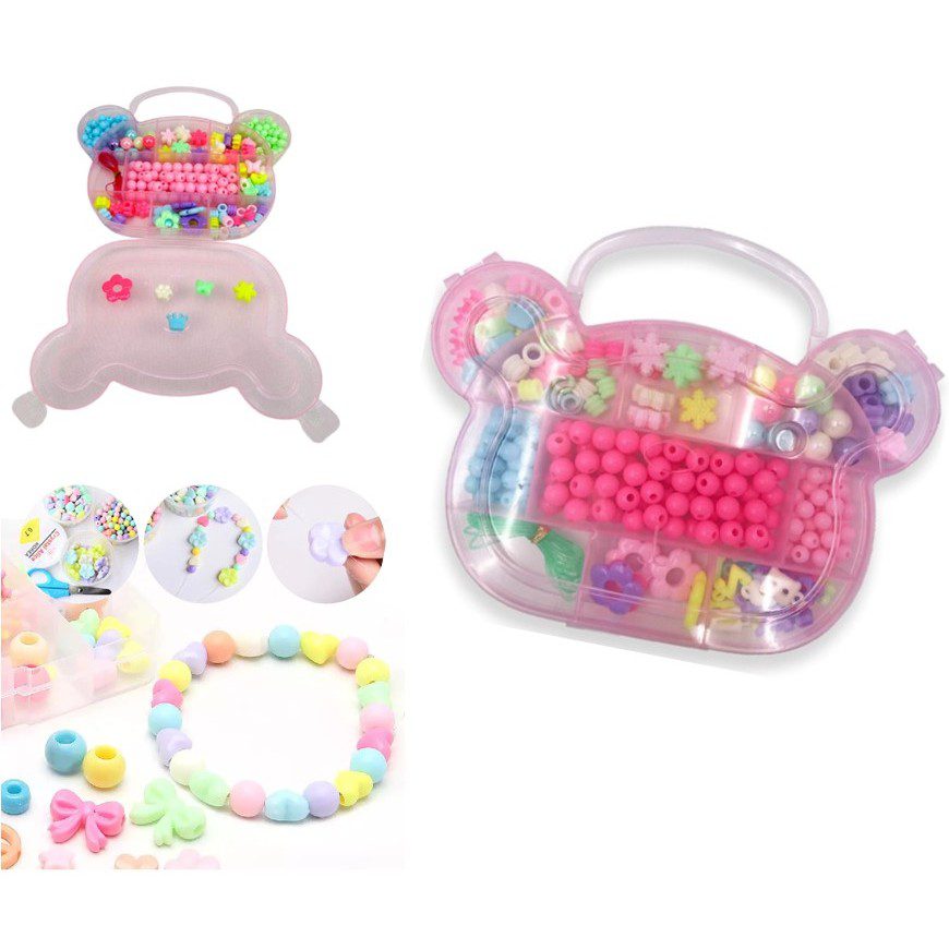 Kit Mi?angas Ursinho - Pulseiras e Bijuterias 1 Kit Miçangas Ursinho - Pulseiras e Bijuterias