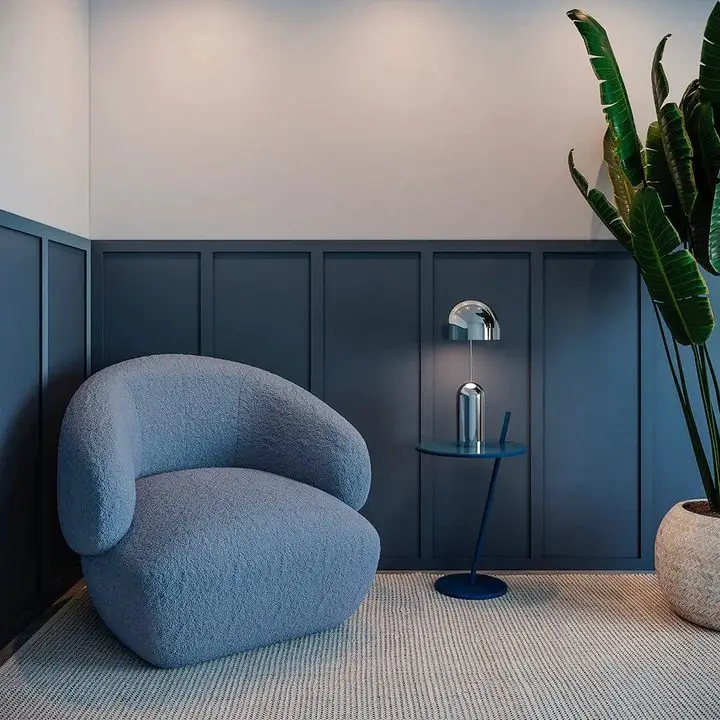 Rodapé Eva Adesivo Flexível 7x1,5cm RP43 - 2,5m