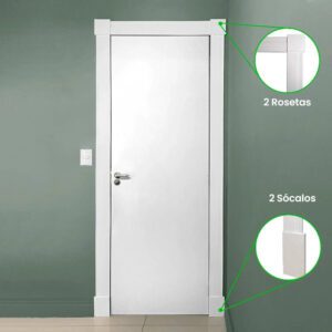 Sócalos e Rosetas Autocolantes para Porta