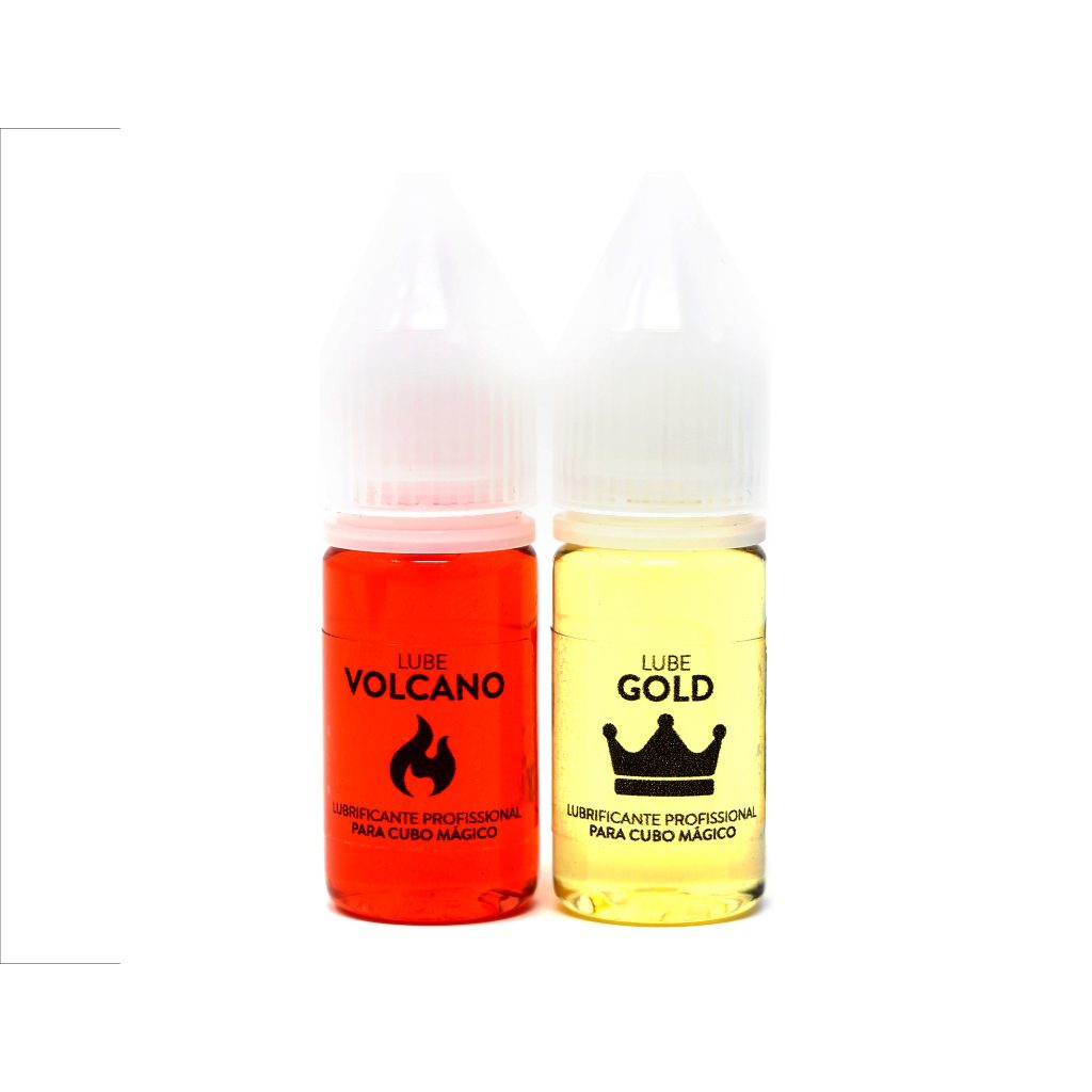 Kit Lubrificantes Cuber Gold e Volcano 1 Kit Lubrificantes Cuber Gold e Volcano
