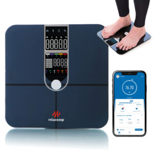 BALANÇA DIGITAL BIOIMPEDÂNCIA CORPORAL BIO PLUS PRETA