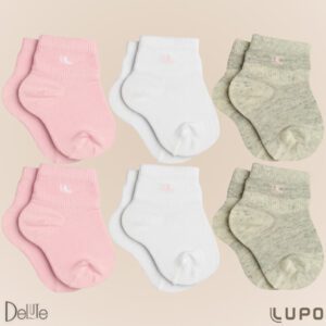 Meias Lupo Baby Algodão 6 Pares Infantil