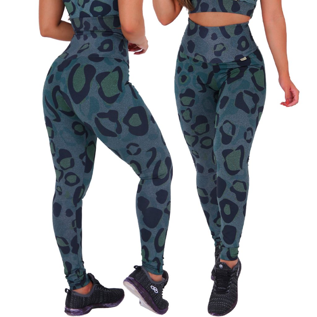 Legging Cintura Alta Caveira Sublimada 1 Legging Cintura Alta Caveira Sublimada