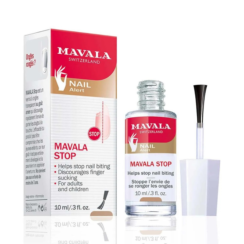 Mavala Stop - Unhas Ro?das | Pare de Roer 1 Mavala Stop - Base para Unhas Roídas 10ml
