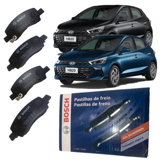 Pastilha Freio HB20S 1.0 Bosch - 2019 1 Pastilha Freio HB20S 1.0 Bosch - 2019