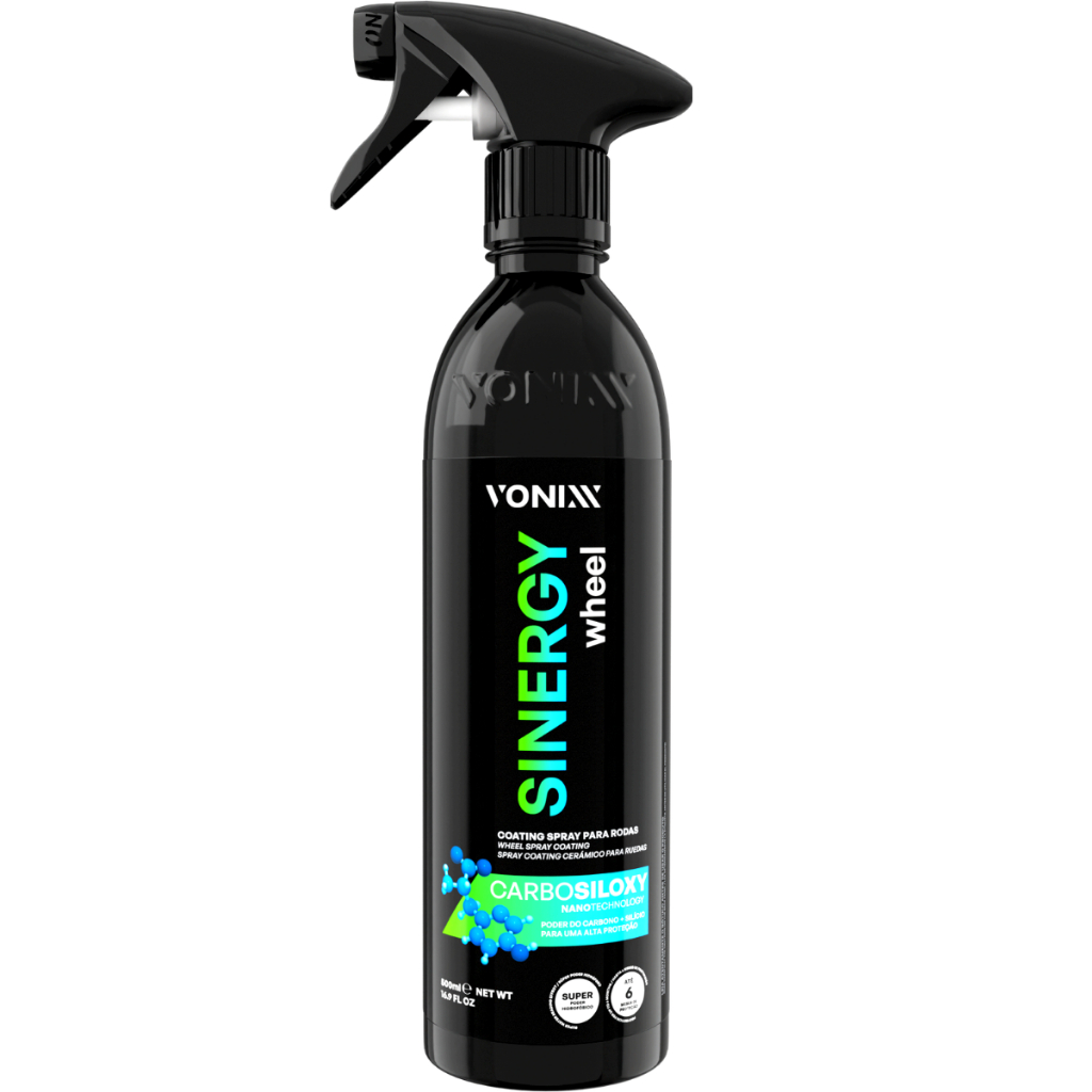 Spray Coating Rodas Sinergy Vonixx 6 Meses 1 Produto Para Proteger Rodas de Veiclos em Geral Sinergy Wheel Vonixx
