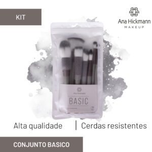 Kit Pincéis Maquiagem 7 Cores Ana Hickmann