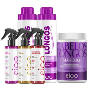 Kit Cabelos Longos Eico Hidratação e Brilho