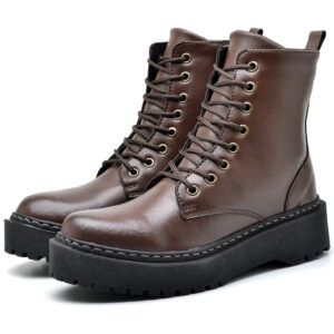 Bota Coturno Infantil Estampada Marrom Dubuy