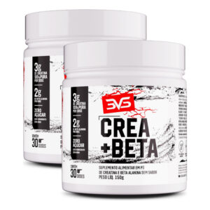 2 Potes Creatina + Beta Alanina Fórmula P/ Treinos De Alta Intensidade Matéria-prima Importada 150g