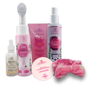 Kit Cuidado Facial 5 Itens PhálleBeauty + Faixa de Cabelo