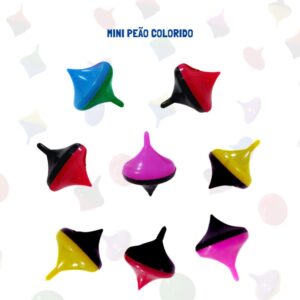 Piões Coloridos para Festa Infantil