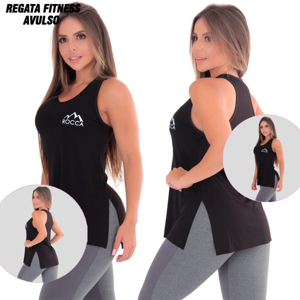 Regata Viscose Soltinha Rocca - Tapa Bumbum 1 Regata Viscose Soltinha Rocca - Tapa Bumbum
