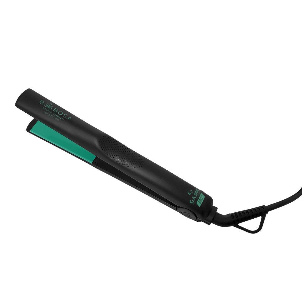 Prancha Cabelo Babosa Ceramic ?on GAMA Italy 1 Prancha de Cabelo Babosa Ceramic Íon Bivolt GAMA Italy
