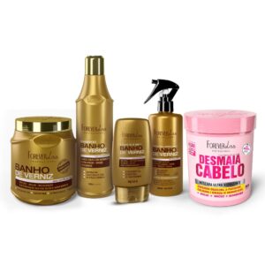Kit Banho de Verniz Forever Liss - Cabelos Revitalizados