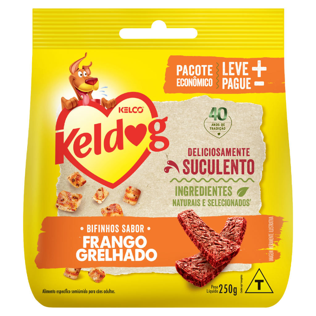 Keldog Bifinho Frango Grelhado 250g 1 Keldog Bifinho Frango Grelhado 250g