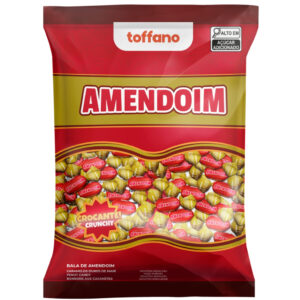 Balas Dura de Amendoim 500g Toffano