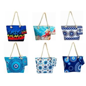Bolsa de Praia Estampada Mandala Forro