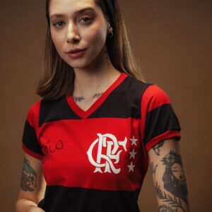 Camisa Flamengo Feminina 1981 Zico Oficial