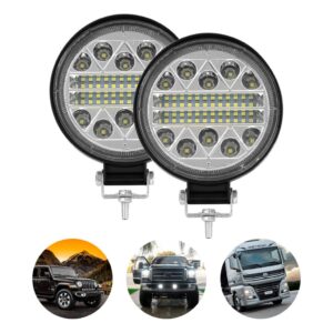Kit 2 Farol Milha Super Led 102w 12v 24v Carro Caminhão Off Road