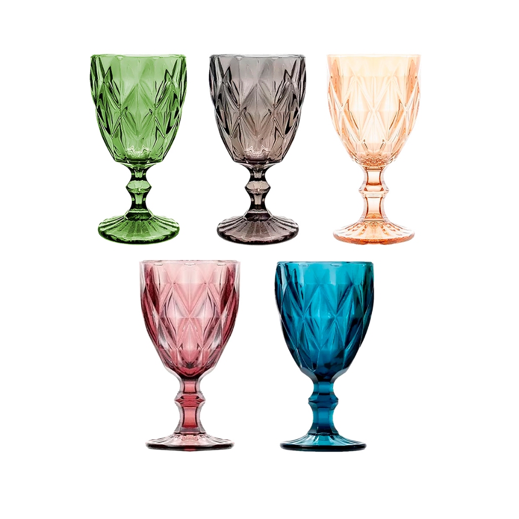 Jogo de Ta?as Vinho Diamond 6x245ml 1 Jogo de Taças Vinho Diamond 6x245ml