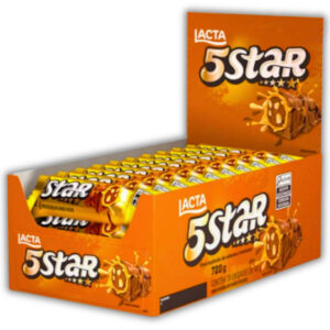 Chocolate Caramelo 5 Star C/18 Unidades 40g (cada) Lacta