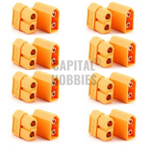 Conector Xt60 Amarelo 8 Pares RC Aeromodelo