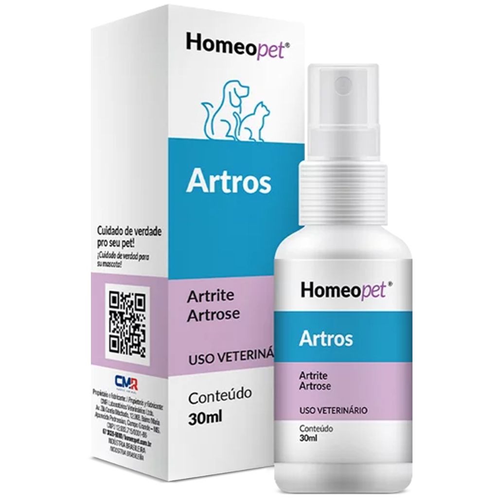 Artros Homeopatia Cães e Gatos 30ml 1 Realh Artros 30ml Homeopatia P/ Cães E Gatos