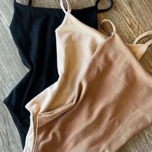 Body Lycra Decote Reto Alcinha Único